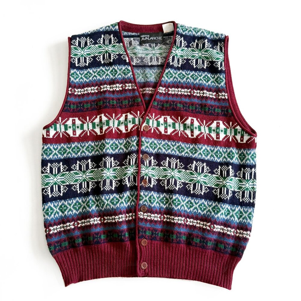 Vintage Creation Avalanche, Fair Isles Style Vest